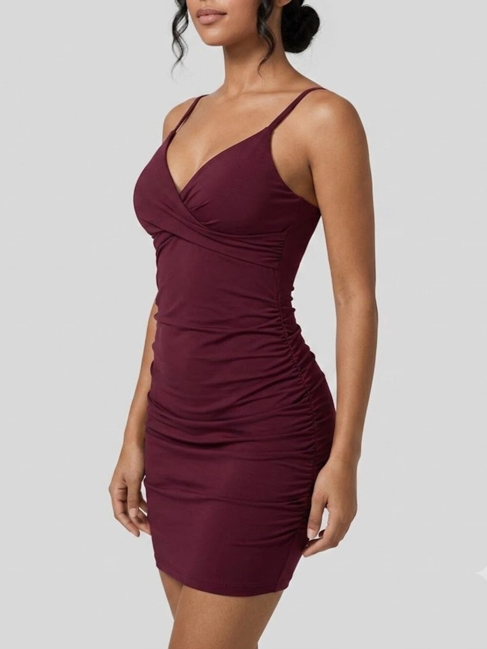 NWT Halara Elegant Women's Dress in burgundy size medium